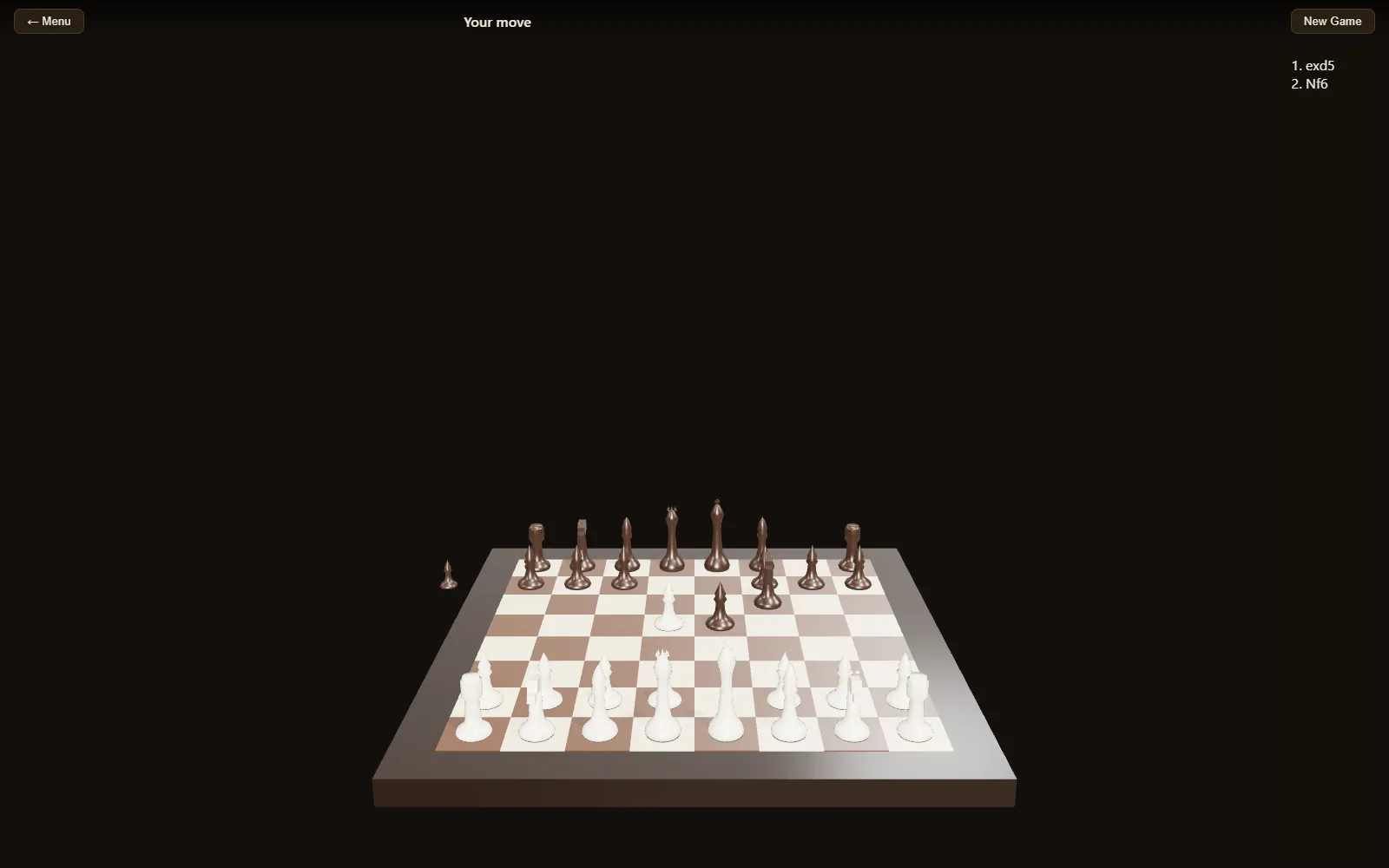 Chess in 3-D screenshot 2