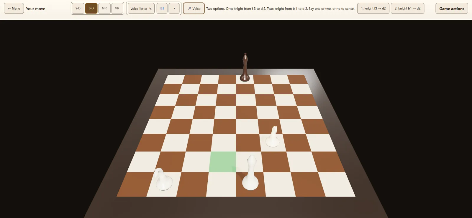 Chess in 3-D screenshot 3